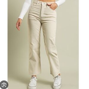 Levi’s Corduroy Straight Ankle Jeans